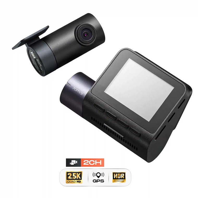 70mai Dash Cam A410 2.5K deux canaux